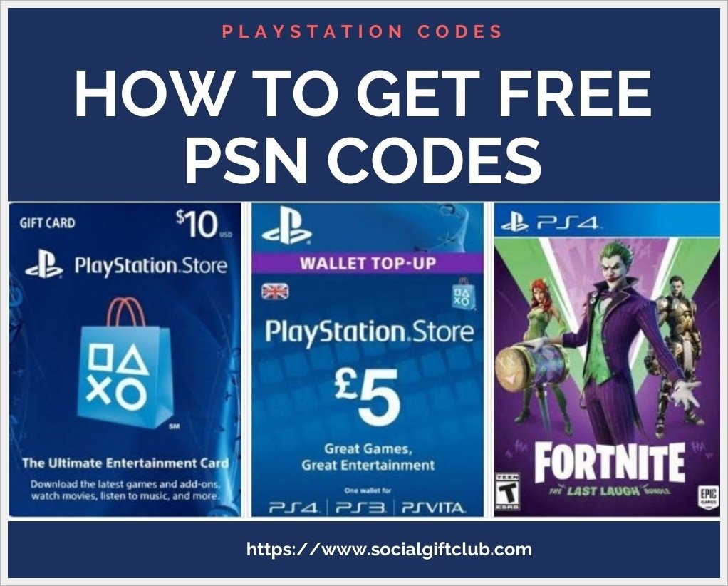 free PSN code