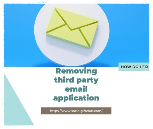 Removing third party email application