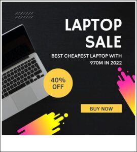 cheapest laptop with 970m