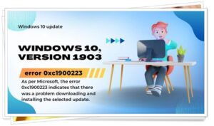 windows 10, version 1903 - error 0xc1900223