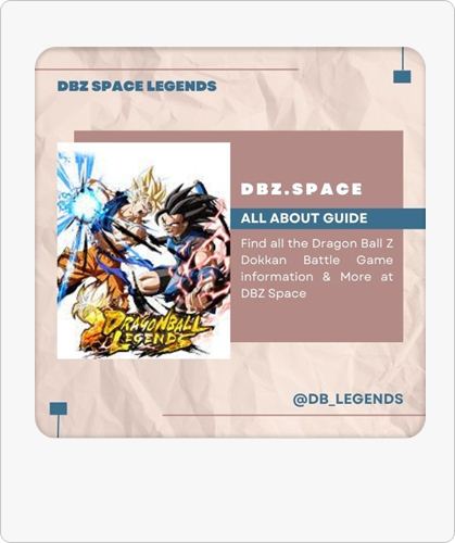 DBZ Space Dragon Ball Legends (Guide 2023)