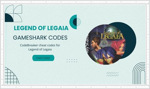 Legend of Legaia Cheats - PlayStation Cheats 2023