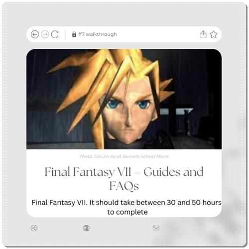 Walkthrough Final Fantasy VII Wiki Guide 2023
