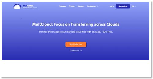 MultCloud – Best Free Cloud Management Service