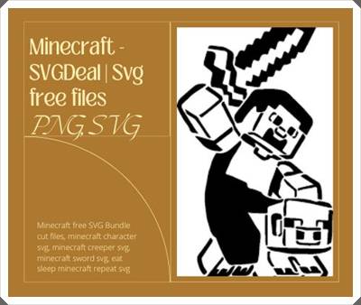 Free SVG Cut Files Minecraft  SVGs