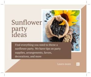 sunflower party ideas