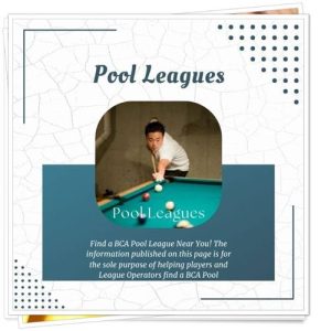 pool leagues near me