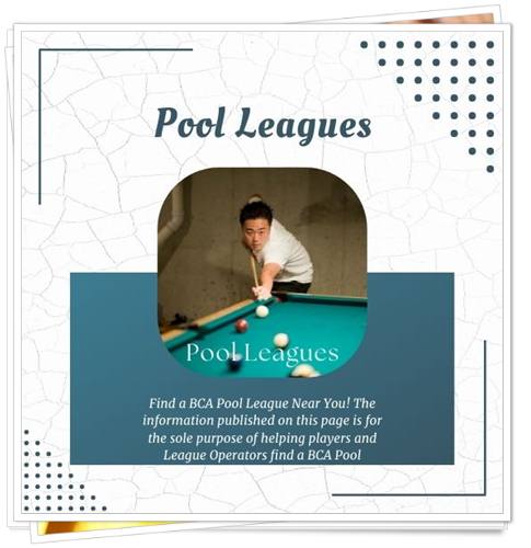 Where to Find Nearest Pool Hall, Pool League or Tournaments