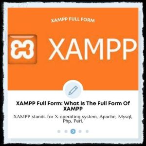 xampp full form
