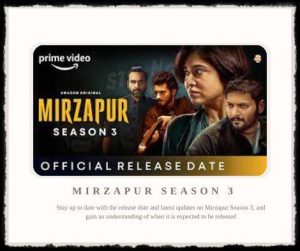 Mirzapur Season 3